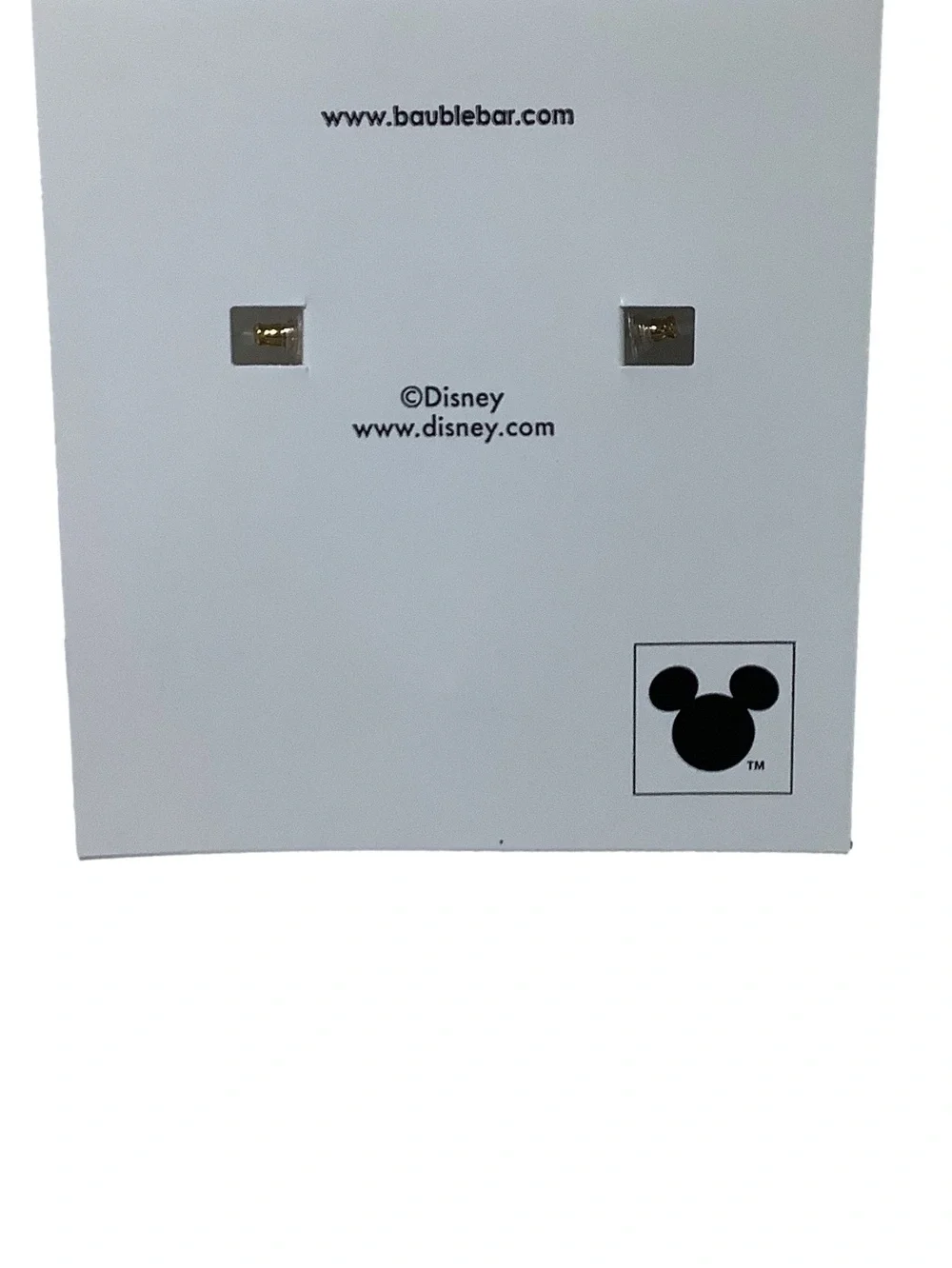 BaubleBar x Disney Mickey Christmas Lights Outline Earrings New